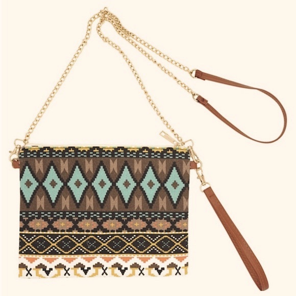 ✌🏼 #131 Fashionably Cute Aztec Vibes Crossbody Purse - Picture 10 of 10